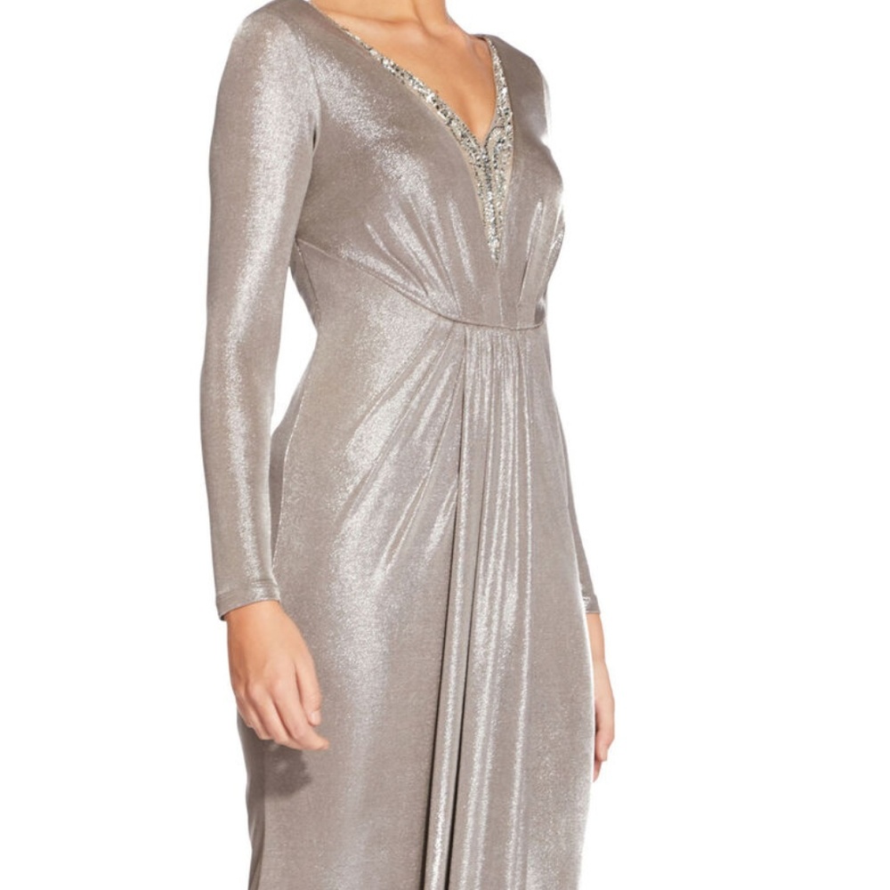 Adrianna Papell Women's Long Sleeve Dress